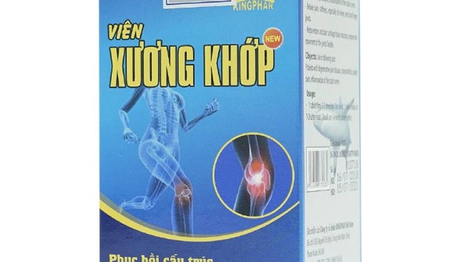 Viên xương khớp Kingphar New bị khuyến cáo vì vi phạm quy định quảng cáo