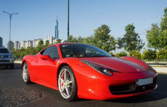 Hình ảnh 'chất lừ' của siêu xe Ferrari 458 Italia tiền tỷ 