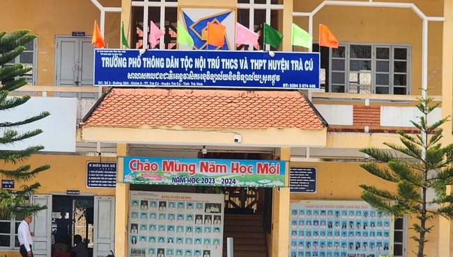 Trà Vinh: Đơn vị nào đang thi công xây dựng tại Trường Dân tộc nội trú Trà Cú? 