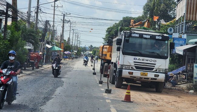 Đồng Nai: Cận cảnh Dự án cải tạo, nâng cấp đường Hùng Vương huyện Nhơn Trạch