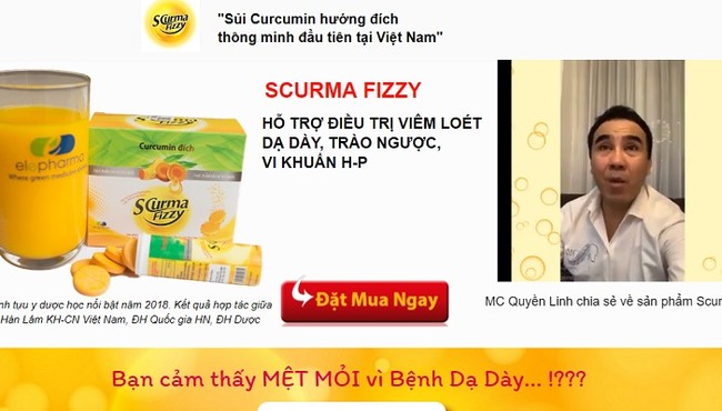 MC Quyền Linh “tiếp tay” quảng cáo TPCN Scurma Fizzy là thuốc: Sai phạm như nào?