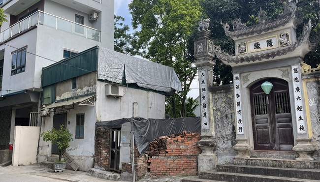 Chính quyền nói gì vụ nhà cửa lấn chiếm đất chùa cổ Linh Thông?