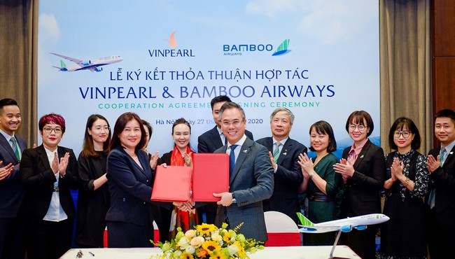 Vinpearl hợp tác chiến lược với Bamboo Airways