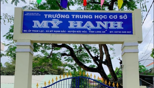 Long An: Gần 70 tỷ xây dựng trường THCS Mỹ Hạnh (GĐ 2)
