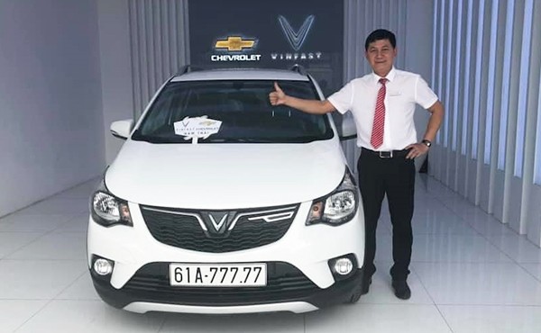 VinFast Fadil bốc được biển ngũ quý 7 đầu tiên tại Việt Nam