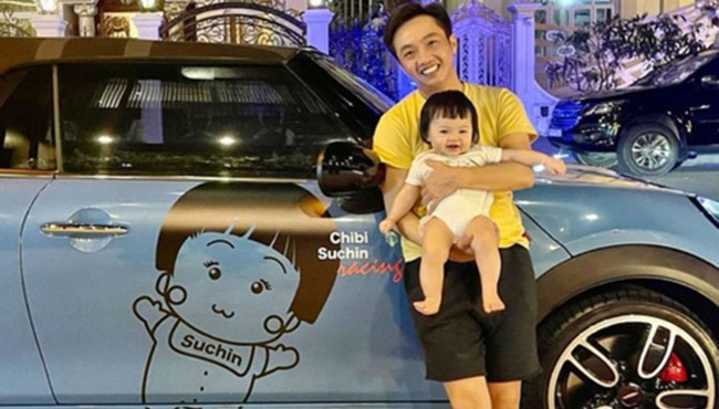 Đại gia Cường Đô la trang trí MINI mui trần tặng con gái cưng