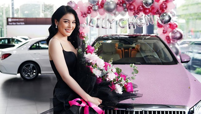 Ngọc nữ bolero Lily Chen chi hơn 7 tỷ tậu Mercedes-Maybach S450 