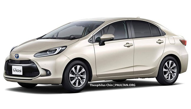 Cận cảnh Toyota Vios thế hệ mới sẽ ra mắt vào 2023