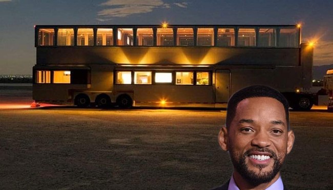 Xem biệt thự di động 2 tầng xa xỉ của tài tử Will Smith gần 60 tỷ đồng