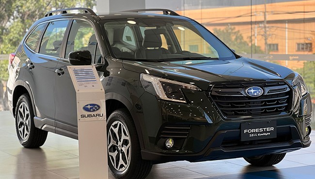 Khách mua xe Subaru Forester được ưu đãi mạnh 