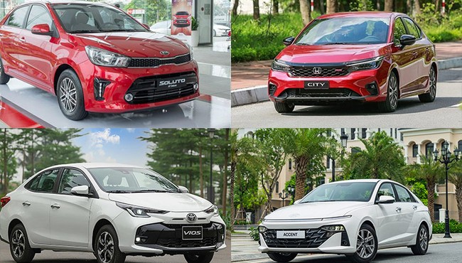 Top sedan hạng B “giá mềm” tại Việt Nam 