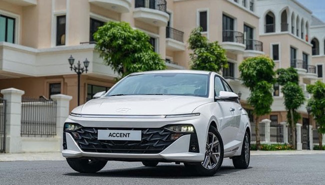 Hyundai Accent đứng đầu bảng bán chạy, vượt xa Toyota Vios và Honda City