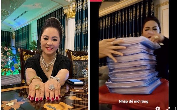Những lần khoe kim cương tiền tỷ của đại gia Phương Hằng