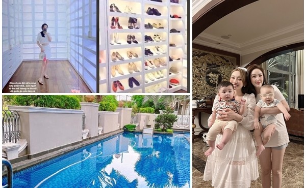 Bên trong biệt thự xa hoa nhà chồng Bảo Thy được hé lộ