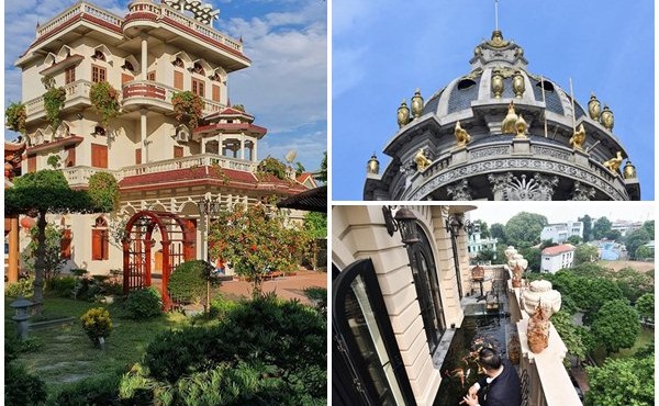 Đại gia chi hàng trăm tỷ xây biệt thự phong cách cổ điển giữa Hà Nội  