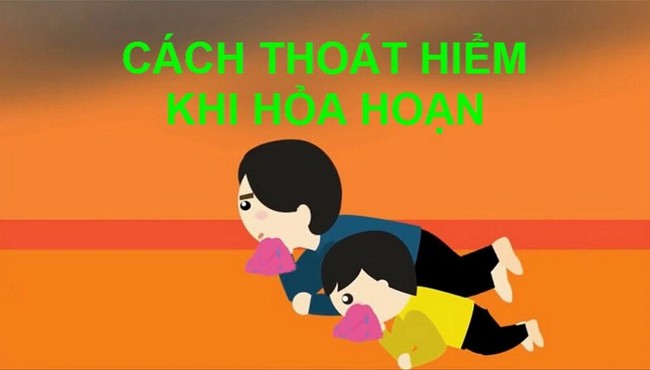 Những kỹ năng thoát hiểm khi cháy chung cư 