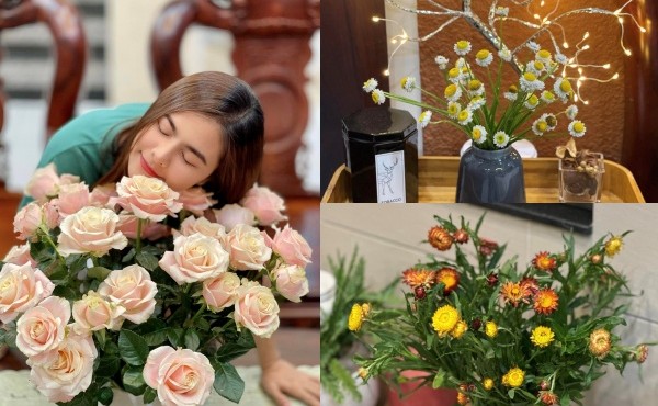 Cận cảnh biệt thự ngập hoa tươi của diễn viên Vân Trang