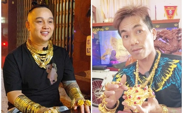 Đại gia Việt phủ vàng kín người gây sốt 
