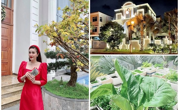 Tận mục biệt thự 2 mặt tiền sang trọng của Bảo Thy và chồng đại gia