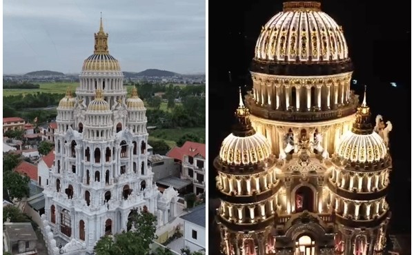 Lâu đài “cổ tích” ở Bắc Ninh gây bão mạng