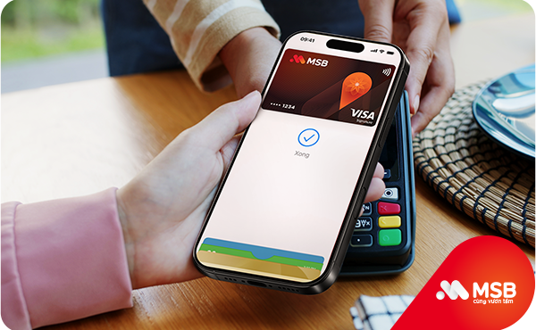 MSB đẩy mạnh thanh toán không tiếp xúc qua Apple Pay