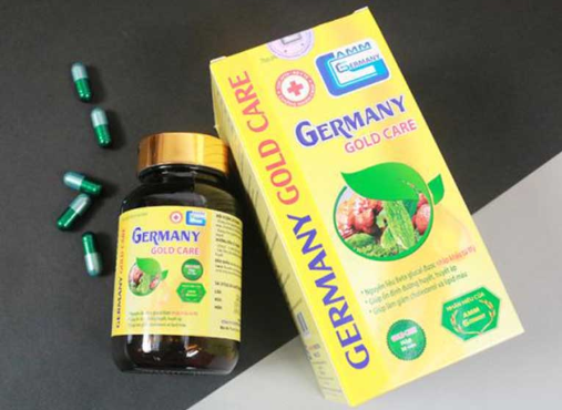  Sản phẩm thực phẩm bảo vệ sức khoẻ Germany Gold Care vi phạm quảng cáo