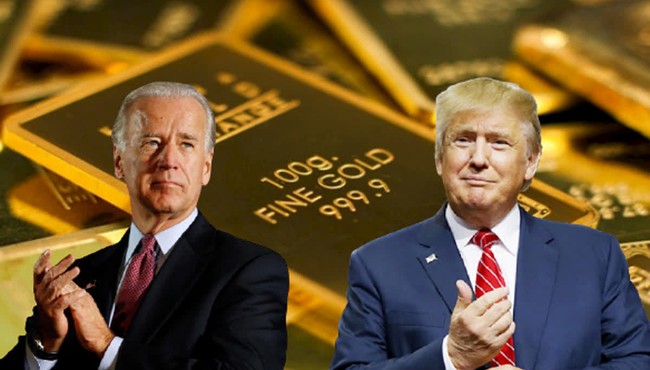 Giá vàng hôm nay 6/11 tăng vọt khi kết quả bầu cử Tổng thống Mỹ nghiêng về Joe Biden