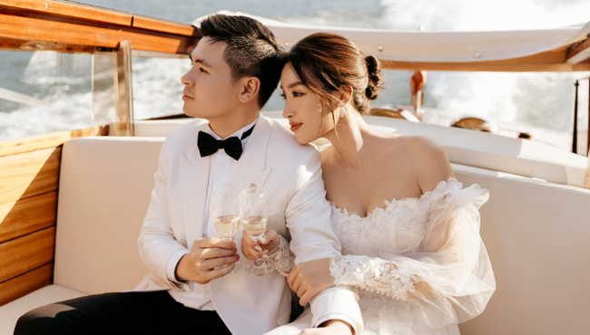 Chùm ảnh cưới của hoa hậu Đỗ Mỹ Linh với thiếu gia nghìn tỷ Đỗ Quang Vinh 