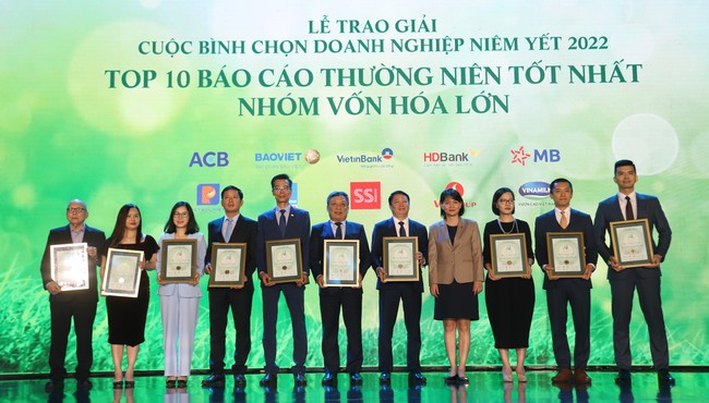 HDBank là ngân hàng đứng đầu Top Doanh nghiệp niêm yết vốn hóa lớn có BCTN tốt nhất 2022