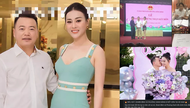 Shark Bình làm lễ nhận giấy đăng ký kết hôn với người đẹp Phương Oanh 