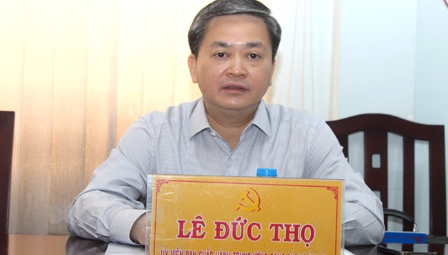 Bí thư Bến Tre Lê Đức Thọ kê khai tài sản, thu nhập không trung thực 