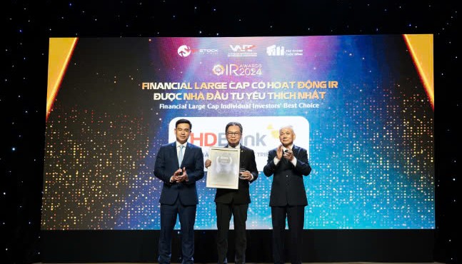 HDBank là doanh nghiệp niêm yết được nhà đầu tư yêu thích nhất