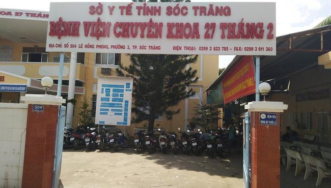 BV Chuyên khoa 27 tháng 2 Sóc Trăng công bố nhà thầu mua sắm vật tư y tế