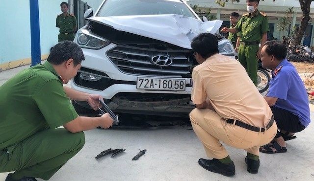 Đại uý công an tử vong vì bị tài xế lái ô tô tốc độ 100km/h tông vào 