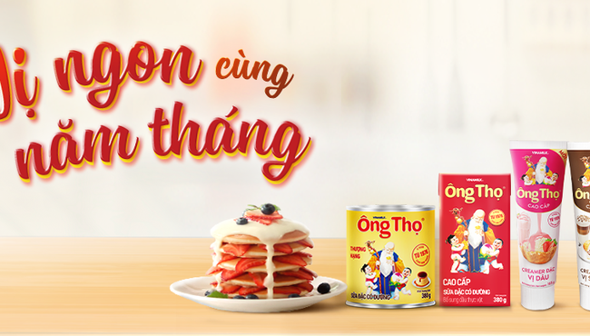 Ông Thọ sáng tạo đổi mới với dòng sản phẩm Topping từ sữa vị Sô cô la & Dâu