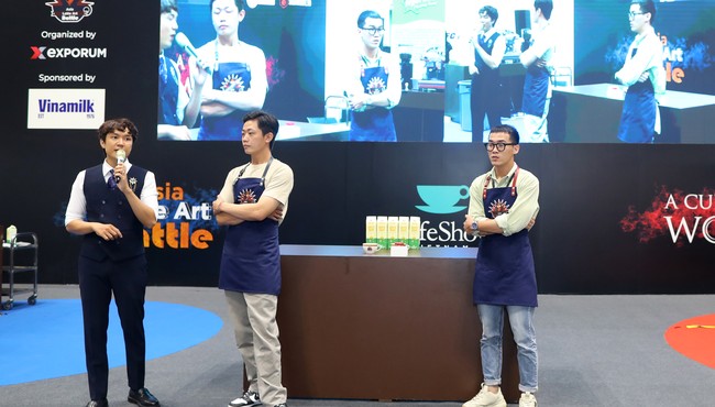 Vinamilk khẳng định vị thế trong pha chế tại đấu trường quốc tế Asia Latte Art Battle