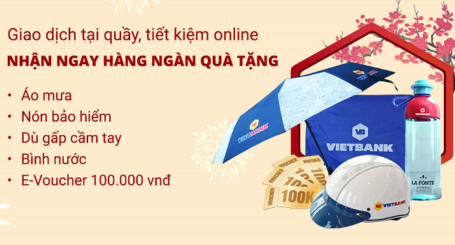 " Mưa" quà tặng hơn 3 tỷ đồng dành cho khách hàng Vietbank