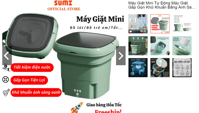 Có nên mua máy giặt mini giá rẻ?