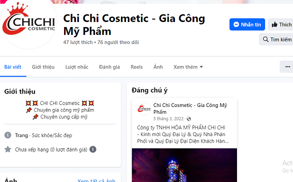 Kem dưỡng trắng da Young One của Mỹ phẩm Chi Chi kém chất lượng