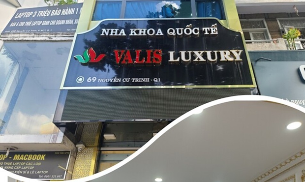 TP HCM: Nha khoa Quốc tế Valis Luxury hoạt động bất hợp pháp?