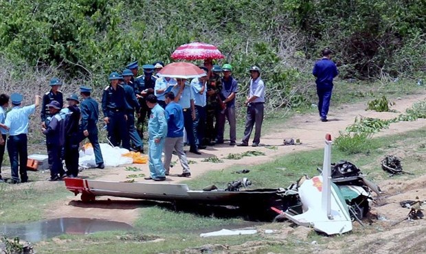 Máy bay quân sự rơi ở Khánh Hòa, 2 phi công hi sinh 