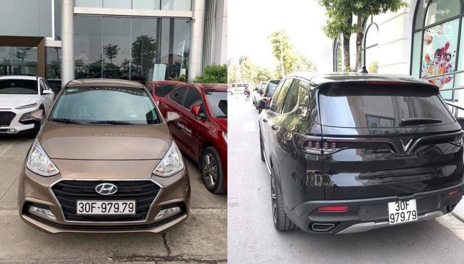 VinFast Lux và Hyundai Grand i10 trùng biển 'Thần Tài': Xe nào mang biển giả?