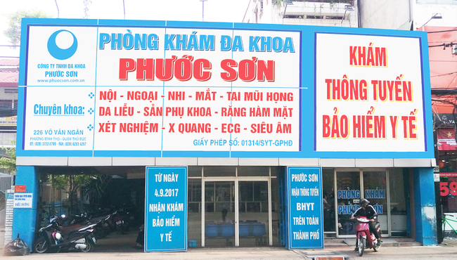 Dính hàng loạt vi phạm khám chữa bệnh, phòng khám Phước Sơn bị phạt