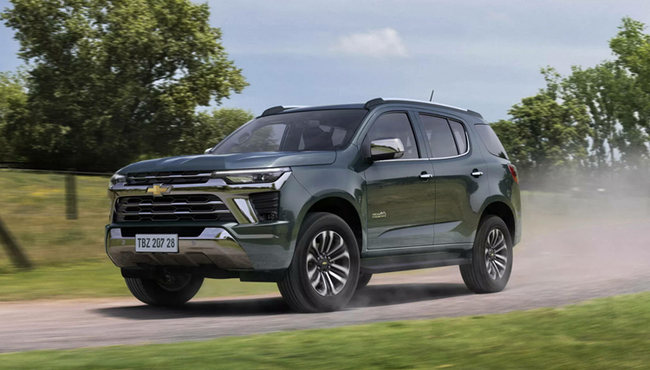 Diện mạo tươi mới của SUV 7 chỗ Chevrolet TrailBlazer 2025