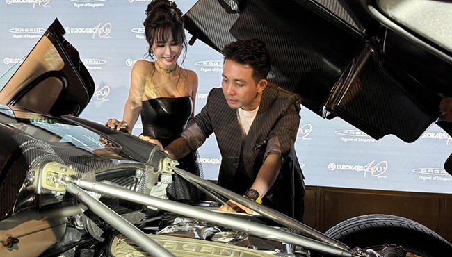 Đại gia Minh Nhựa đi ngắm Pagani Utopia Roadster giá 378 tỷ