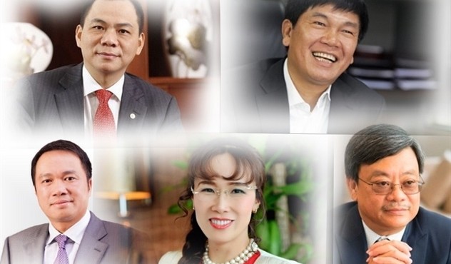 Tài sản của top 10 tỷ phú Việt Nam bốc hơi 3,7 tỷ USD trong 6 tháng