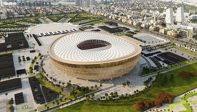 Bên trong sân vận động dát vàng phục vụ World Cup 2022