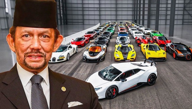 Quốc vương Brunei Hassanal Bolkiah có khối tài sản không đếm xuể 