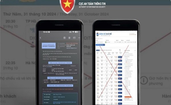 Cẩn trọng chiêu trò lừa đảo mua bán vé máy bay dịp cuối năm​