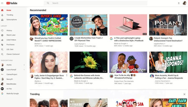 YouTube sẽ khai tử giao diện cũ vào tháng tới